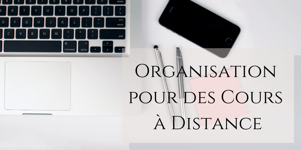 Organisation Pour Des Cours à Distance